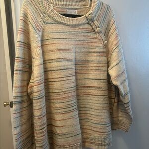 LC Lauren Conrad Pastel Striped Sweater